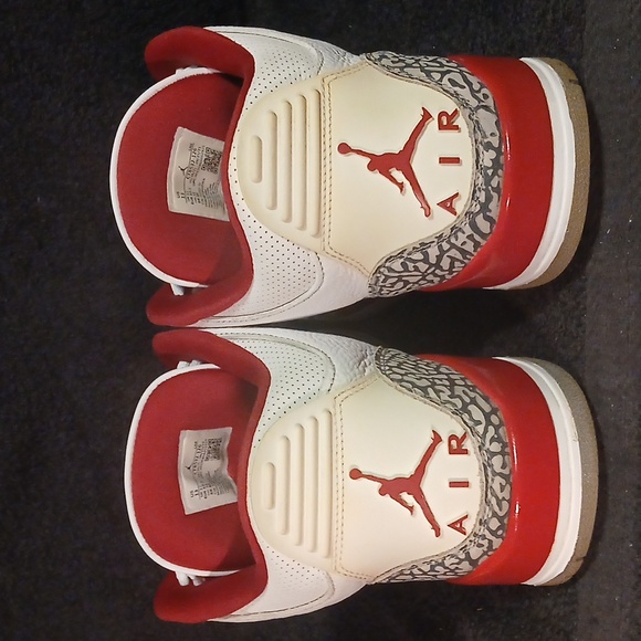 Air Jordan 3 Retro 'CARDINAL' ,Mens-13 100% AUTHENTIC! - Picture 8 of 12